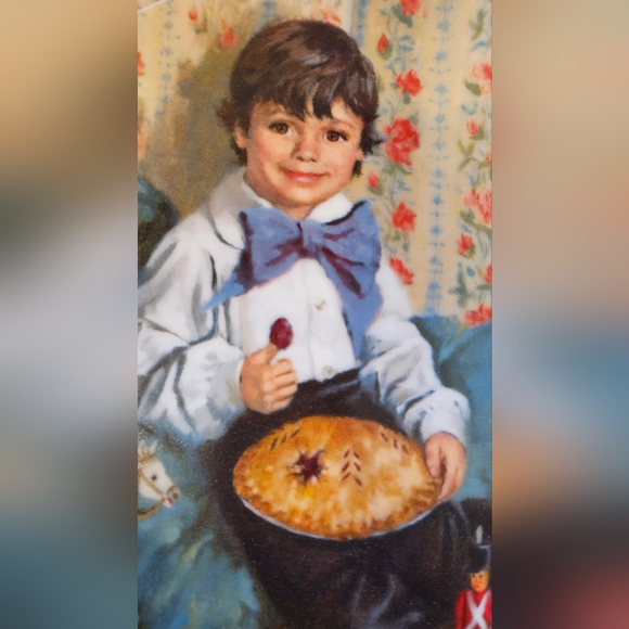 Reco John McClelland - Mother Goose Series Plate - "Little Jack Horner" Numbered - Picture 2 of 7